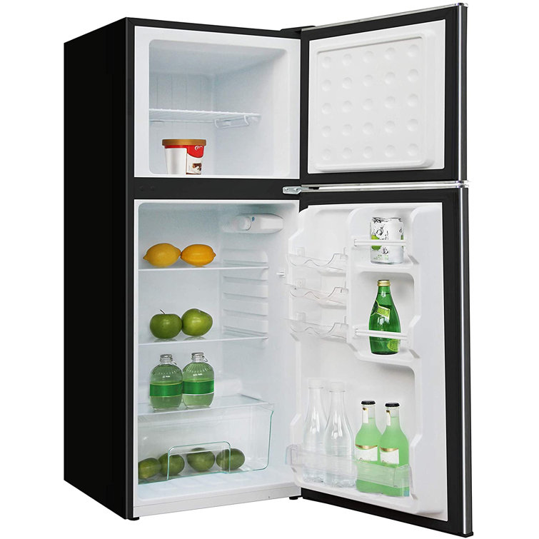 Frigidaire Efr451 2 Door Refrigerator/Freezer, 4.6 Cu Ft, Platinum